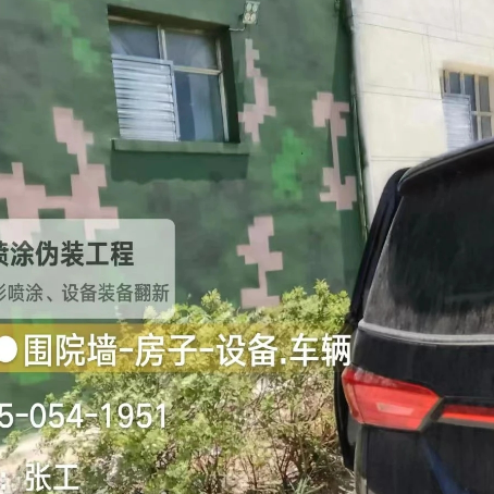 南平数码迷彩漆施工